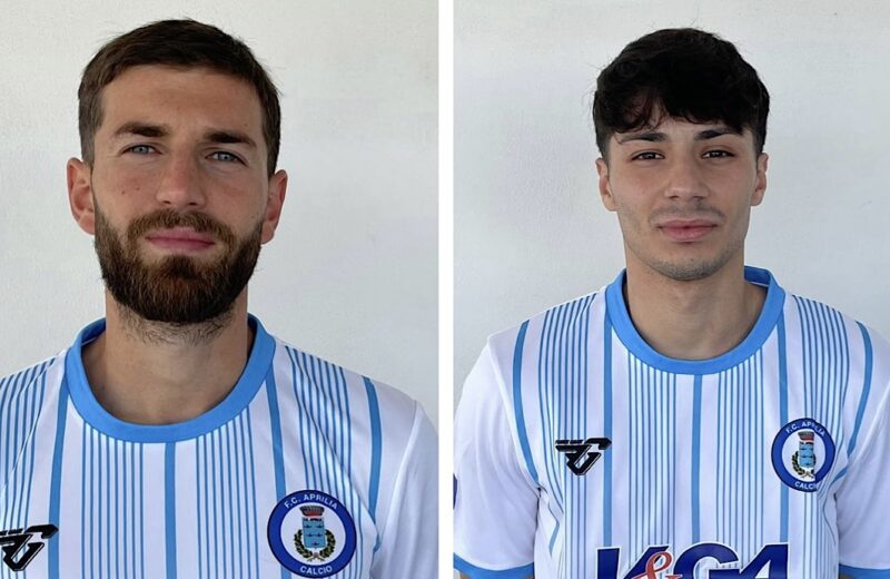 Aprilia, ecco i primi due rinforzi: il difensore Bordi e l’attaccante Travaglini