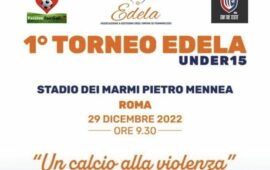 1^ Torneo Edela-Un Calcio alla Violenza, domani il quadrangolare allo Stadio dei Marmi