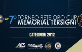 Tutto pronto per il 7° Rete Oro Cup – Memorial Umberto Tersigni riservato alla categoria 2012, 44 squadre ai nastri di partenza suddivise in 11 gironi