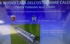Ostiamare, l’Anco Marzio è pronto a riaprire le porte ai tifosi: presentato il nuovo progetto dello Stadio alla presenza dell’Assessore Onorato
