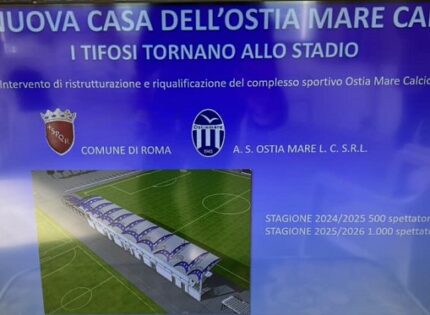 Ostiamare, l’Anco Marzio è pronto a riaprire le porte ai tifosi: presentato il nuovo progetto dello Stadio alla presenza dell’Assessore Onorato
