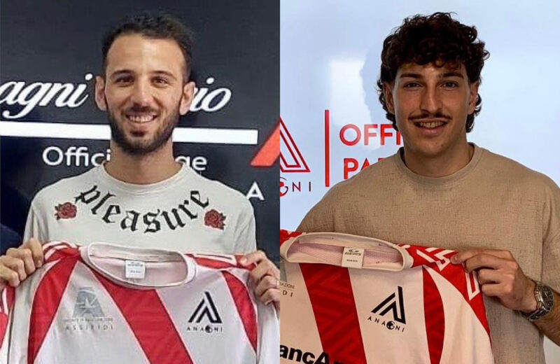 Doppio acquisto per il Città di Anagni, ufficiali Federico Pecci e Gabriele Macrí