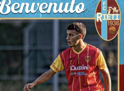 Rieti, ufficiale il terzino sinistro classe 2003 Valerio Marinacci