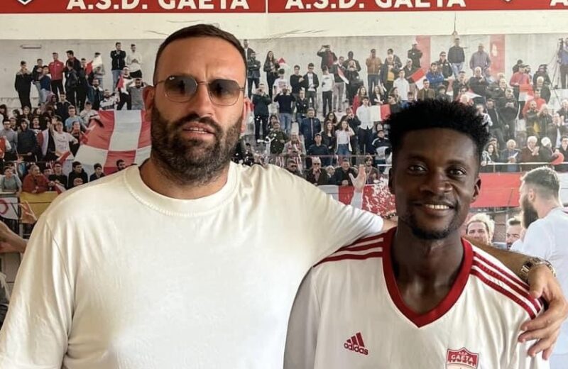 Gaeta, ufficiale il ghanese ex Monte San Biagio Nelson Atiagli