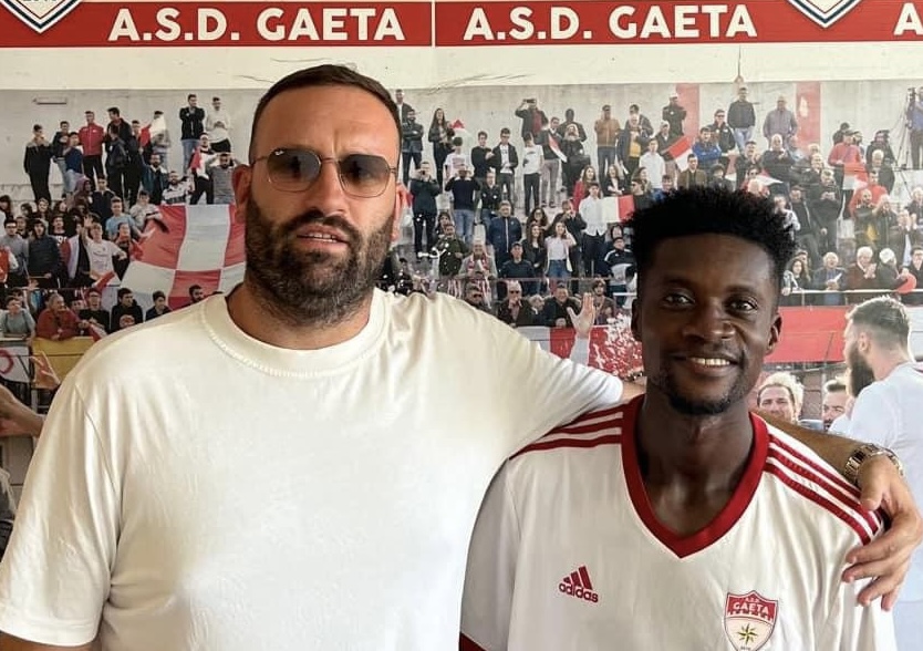 Gaeta, ufficiale il ghanese ex Monte San Biagio Nelson Atiagli