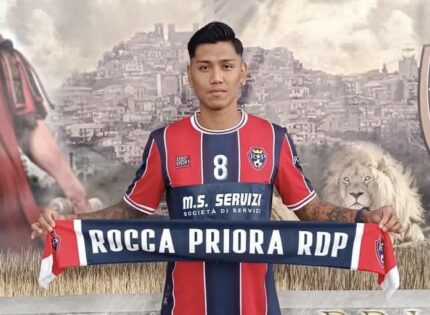 L’ex Lazio e Ostiamare Dennis Villanueva ha firmato con il Rocca Priora di mister Alfonsi