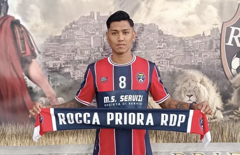 L’ex Lazio e Ostiamare Dennis Villanueva ha firmato con il Rocca Priora di mister Alfonsi