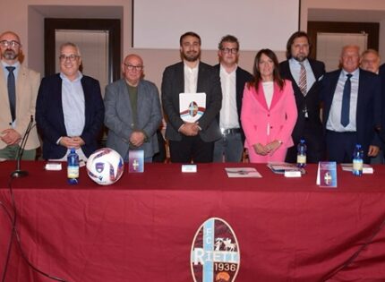 Presentato il progetto “FC Rieti 1936 – Calcio Partecipato e Solidale”