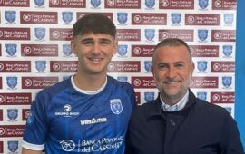 Il centrocampista classe 2002 Lorenzo Carbone è un nuovo calciatore del Cassino