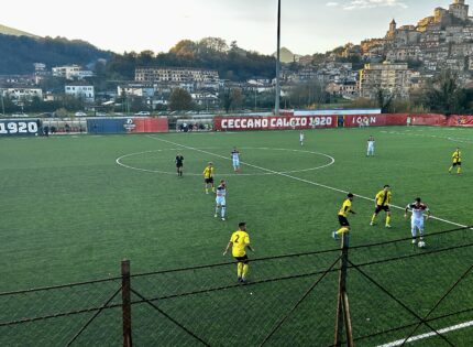 Il Ceccano di mister Fumagalli vince in rimonta contro il Città di Ceprano e rimane in scia della Monti Prenestini