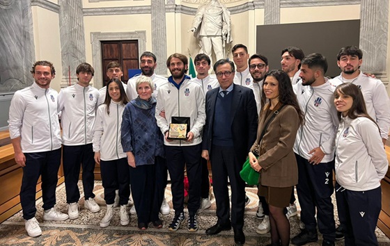 Il Montespaccato vince il premio “Coraggio” dell’Associazione Abitanti Centro Storico, Monnanni: “Un grazie al talento e alla tenacia dei nostri atleti”