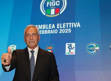 Gravina rieletto alla presidenza della FIGC con il 98,7% dei voti: “Voglio continuare a unire e cambiare, il calcio fa bene all’Italia”