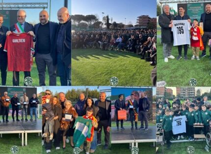 L’Alba Roma ha una nuova casa, intitolato a “Carlo Mazzone l’impianto sportivo  Municipio Roma XII in Via Capasso