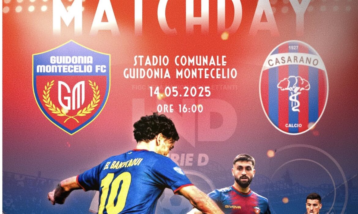 Poule Scudetto Serie D, oggi alle 16 il Guidonia Montecelio affronta al Comunale il Casarano