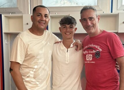 L’ex Romulea Alessandro Segata giocherà con l’Under 16 del Pomezia