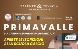 Talento & Tenacia a Primavalle: al via la scuola calcio con kit gratuiti e premi scolastici per i bambini del quartiere. Monnanni: “Come Asilo Savoia intendiamo restituire l’Antonio Sbardella all’originario ruolo di centro di aggregazione sociale”
