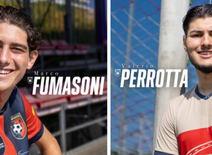 Due under per l’Aranova, per mister Scarfini arrivano il 2007 Marco Fumaspni e il 2008 Valerio Perrotta