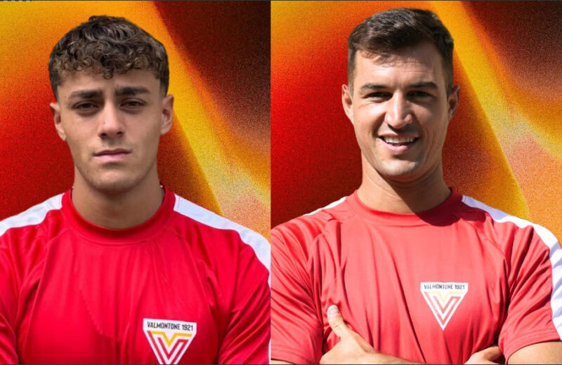 Altri arrivi per il centrocampo del Valmontone, il classe 2005 Aurino e l’argentino Marconato