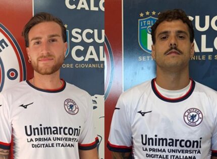 Due classe 2000 per il Grifone di mister Campagna: ufficiali i difensori Matteo Pellegrini e Matteo Davi