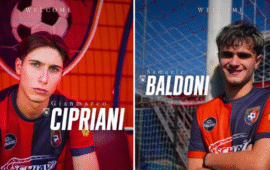 Ufficiali due under classe 2008 per l’Aranova di Scarfini: Cipriani e Baldoni sono rossoblù