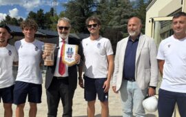 Il Montespaccato festeggia l’ufficialità della Serie D in ritiro ad Amatrice alla presenza del Presidente della Regione Lazio Francesco Rocca