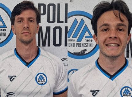 Pol. Monti Prenestini, ufficiali il difensore ex Ferentino classe 1996 Alessio Proietti e il portiere 2004 Simone Sacchetti