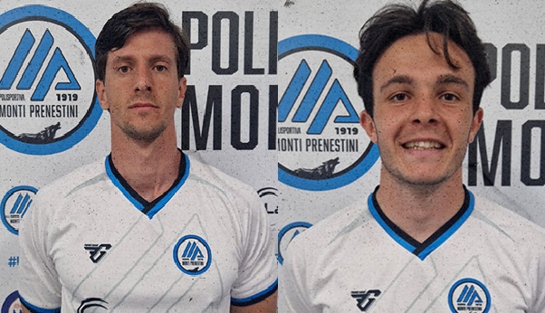 Pol. Monti Prenestini, ufficiali il difensore ex Ferentino classe 1996 Alessio Proietti e il portiere 2004 Simone Sacchetti