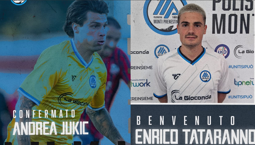 Pol. Monti Prenestini, ora è ufficiale: rinnova Jukic e arriva Tataranno
