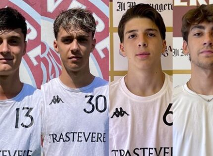 Il Trastevere ufficializza 4 under: i 2006 Cavaliere e Eliseo, oltre ai 2007 Baldari e Angeloni