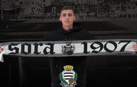 Sora, il parco Under di mister Giacomarro si arricchisce con il classe 2007 Lorenzo Paci