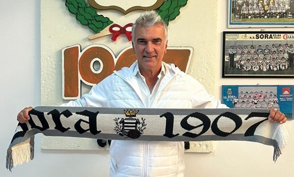 L’ex Savoia Domenico Giacomarro è il nuovo allenatore del Sora