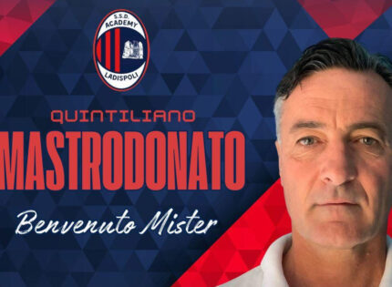 Come anticipato ieri Mastrodonato è il nuovo allenatore dell’Academy Ladispoli