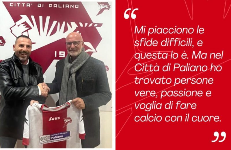 Il Cittá di Paliano ufficializza Antonio Battistelli: “A me piace il calcio fatto di passione, di veracità, di gente che lavora per amore di questo sport”