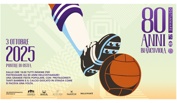 Venerdì 3 ottobre l’Ostiamare festeggia gli ottanta anni di storia biancoviola