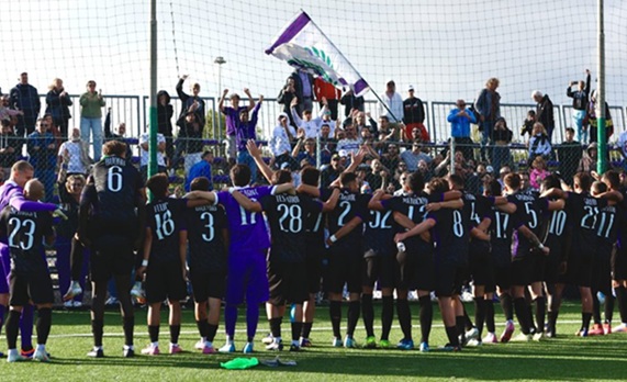 L’Ostiamare ingrana la sesta: anche il Sora cede il passo. Biancoviola in testa alla classifica da imbattutti