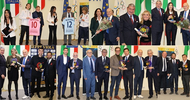 Premio di Cultura Sportiva Beppe Viola, grande successo per la 42° Edizione andata in scena lunedì 24 novembre al Salone d’Onore del CONI
