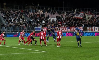 La Vis Pesaro vince 2-1 in rimonta contro il Guidonia Montecelio nella 14° giornata del Girone B di Serie C, si interrompe la striscia positiva per i ragazzi di mister Ginestra