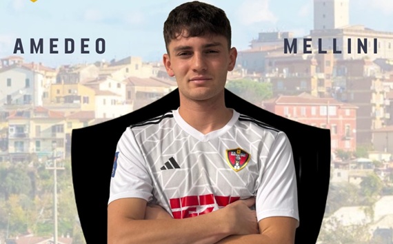 Il Real Monterotondo rinforza il centrocampo con il classe 2006 Amedeo Mellini proveniente dal Sora