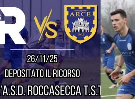 Roccasecca, depositato il ricorso per la gara contro l’Arce e saluta Capitan Grossi