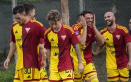Ancona un 3-0 per il Valmontone, la doppietta di Roberti e Marconato regalano la seconda vittoria consecutiva ai giallorossi