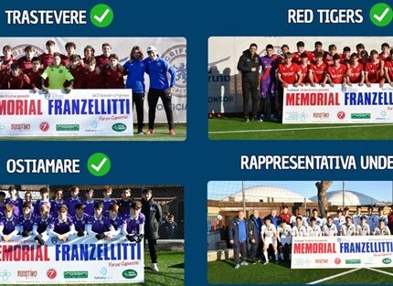 4° Memorial Franzellitti, categoria Under16: accedono alle Semifinali del 3 gennaio Trastevere, Red Tigers, Ostiamare e Rappresentativa U15 LND Lazio