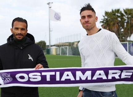 Bomber Federico Cardella torna per la terza volta in carriera all’Ostiamare
