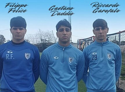 Il Terracina ufficializza 3 under: Felice, D’Addio e Garofalo