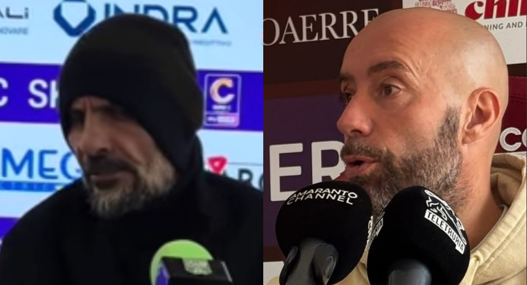 Stasera alle 20.30 big match Guidonia Montecelio-Arezzo, la vigilia dei due mister Ginestra/Bucchi