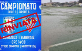 Ufficiale il rinvio della gara Monastir-Valmontone a causa del maltempo