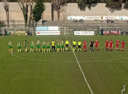 Il Grifone Gialloverde torna alla vittoria grazie al 2-1 inflitto alla Romulea al Campo “Roma”