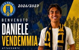L’attaccante classe 2001 Daniele Vendemmia è un nuovo giocatore dell’Arce
