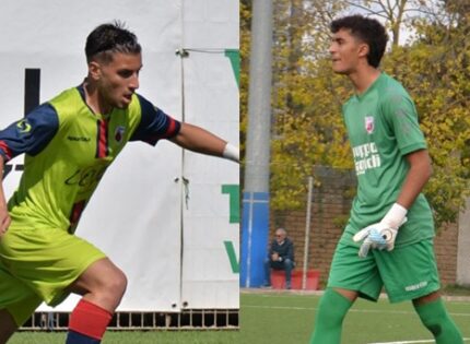 La Sorianese ufficializza il centrocampista classe 2002 Federico D’Aguanno e il portiere 2006 Angelo Porta