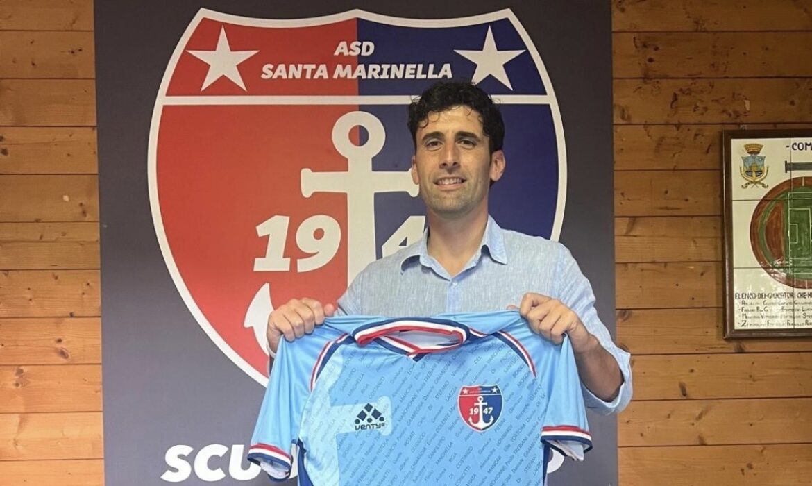 Il Santa Marinella abbraccia il nuovo arrivato Gianluca Simmi