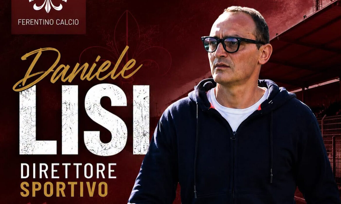 Il Ferentino annuncia la riconferma del direttore sportivo Daniele Lisi